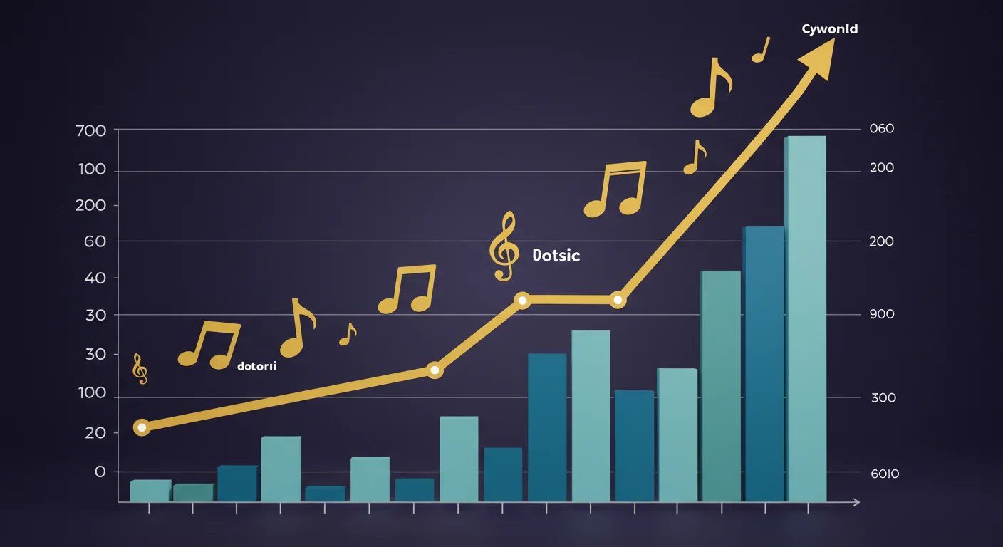 음악 산업을 바꾼 싸이월드 노래의 놀라운 성장